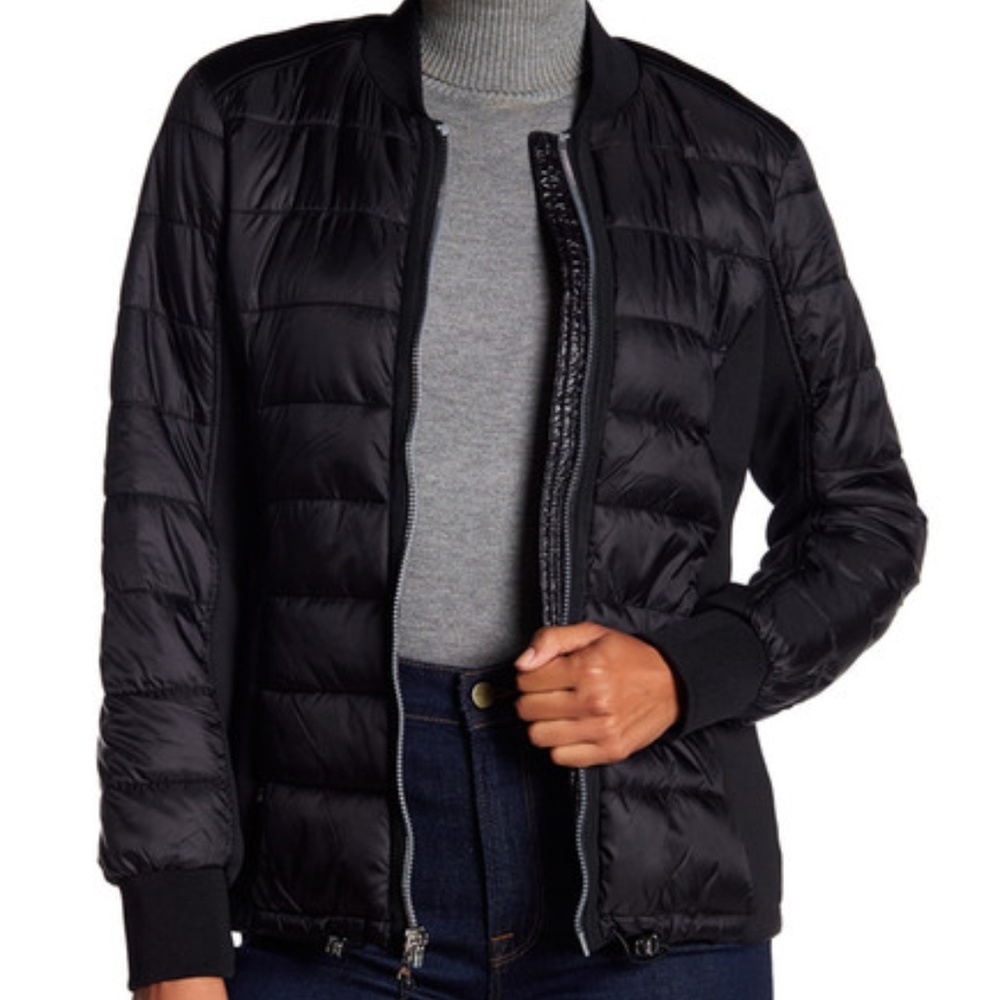 NWT Michael Kors Bomber Jacket Black - Michael Kor
